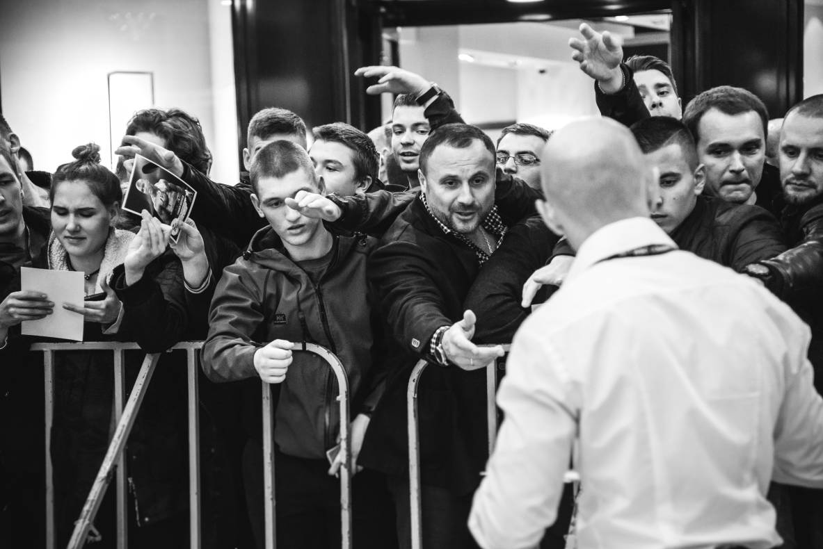 Зустріч з легендами світового боксу — Холіфілдом, Льюїсом та Кличком image-178