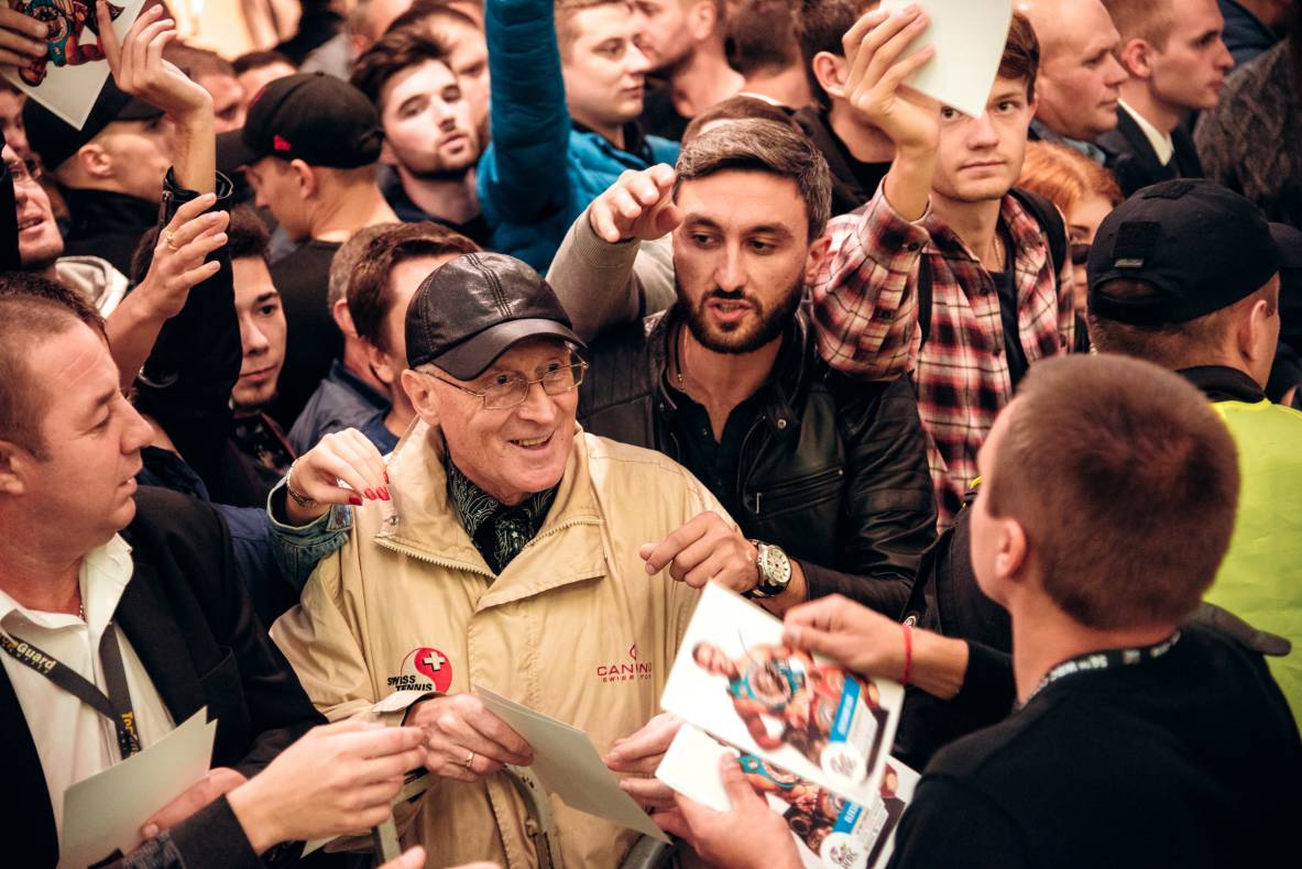 Зустріч з легендами світового боксу — Холіфілдом, Льюїсом та Кличком image-195