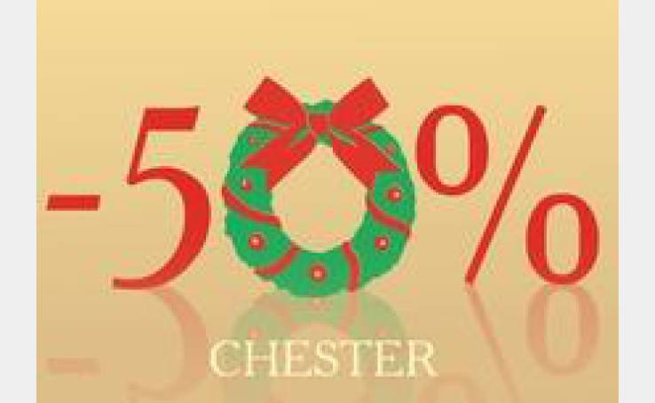 В CHESTER скидки 50%!