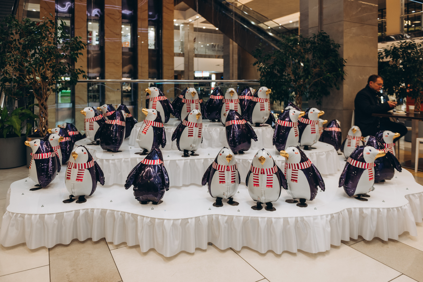 New Year&#039;s decor 2024 in the Gulliver shopping center image-2