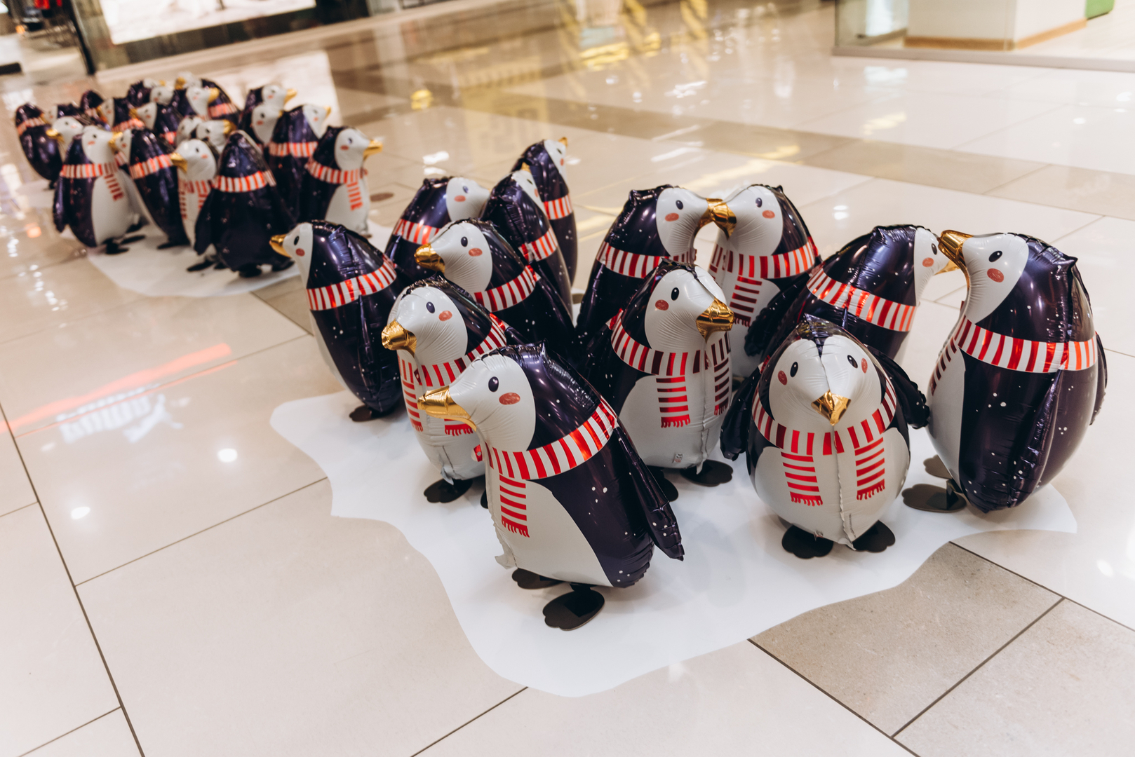 New Year&#039;s decor 2024 in the Gulliver shopping center image-4