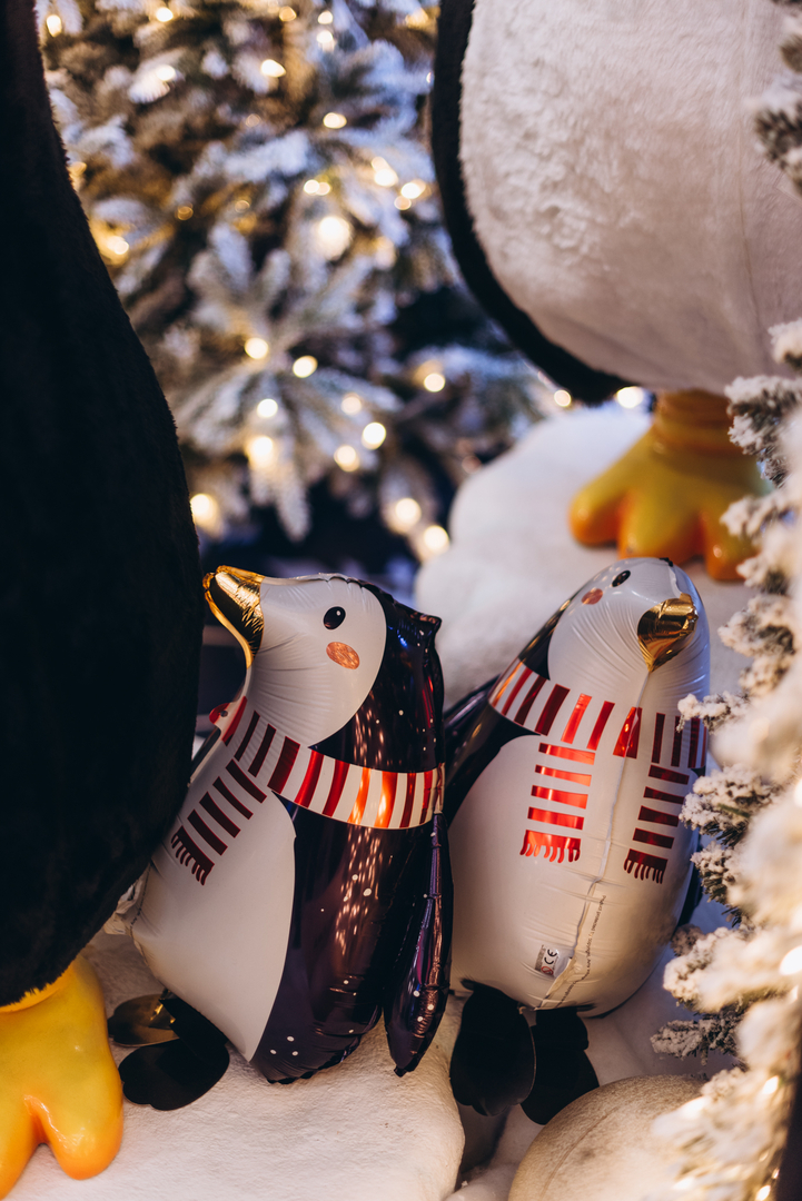 New Year&#039;s decor 2024 in the Gulliver shopping center image-37