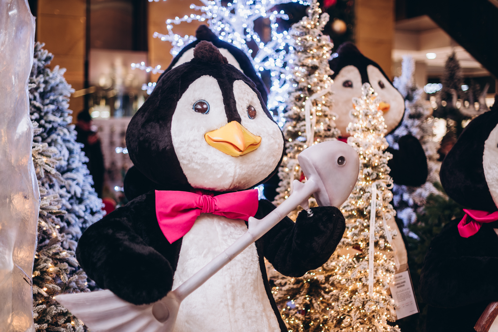 New Year&#039;s decor 2024 in the Gulliver shopping center image-43