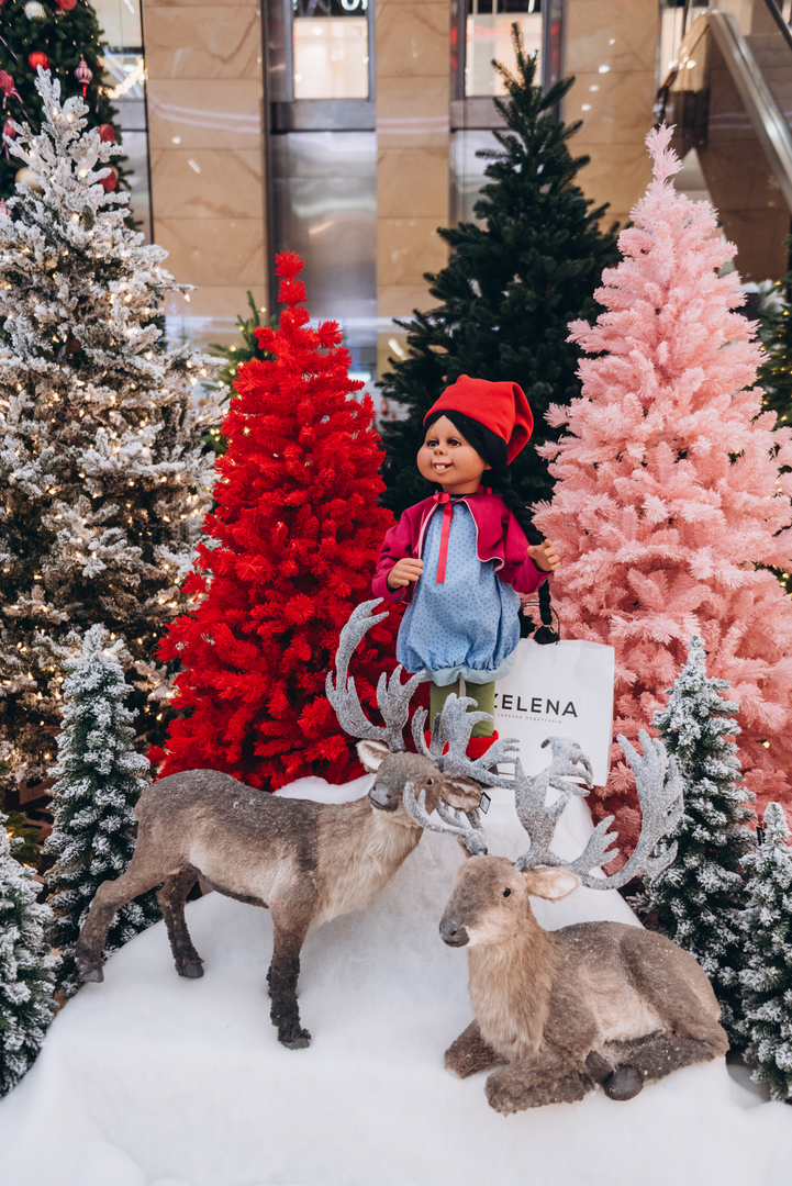 New Year&#039;s decor 2024 in the Gulliver shopping center image-42