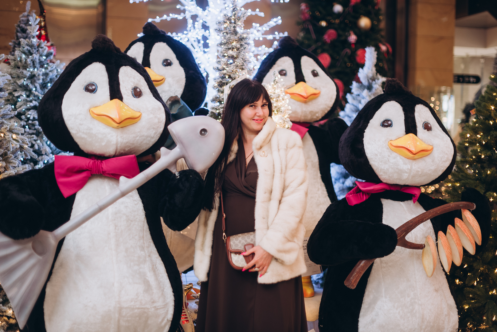 New Year&#039;s decor 2024 in the Gulliver shopping center image-45