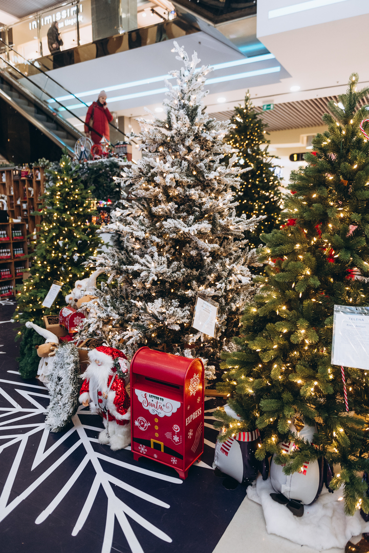 New Year&#039;s decor 2024 in the Gulliver shopping center image-48