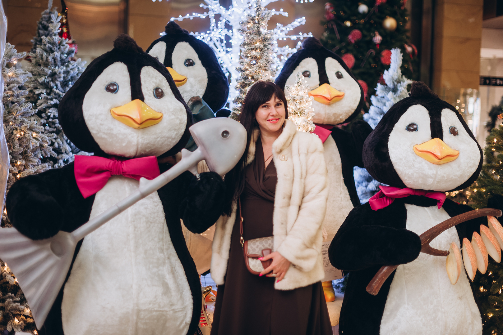 New Year&#039;s decor 2024 in the Gulliver shopping center image-49