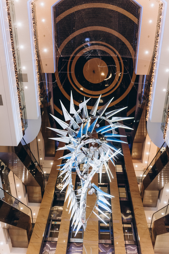 New Year&#039;s decor 2024 in the Gulliver shopping center image-76