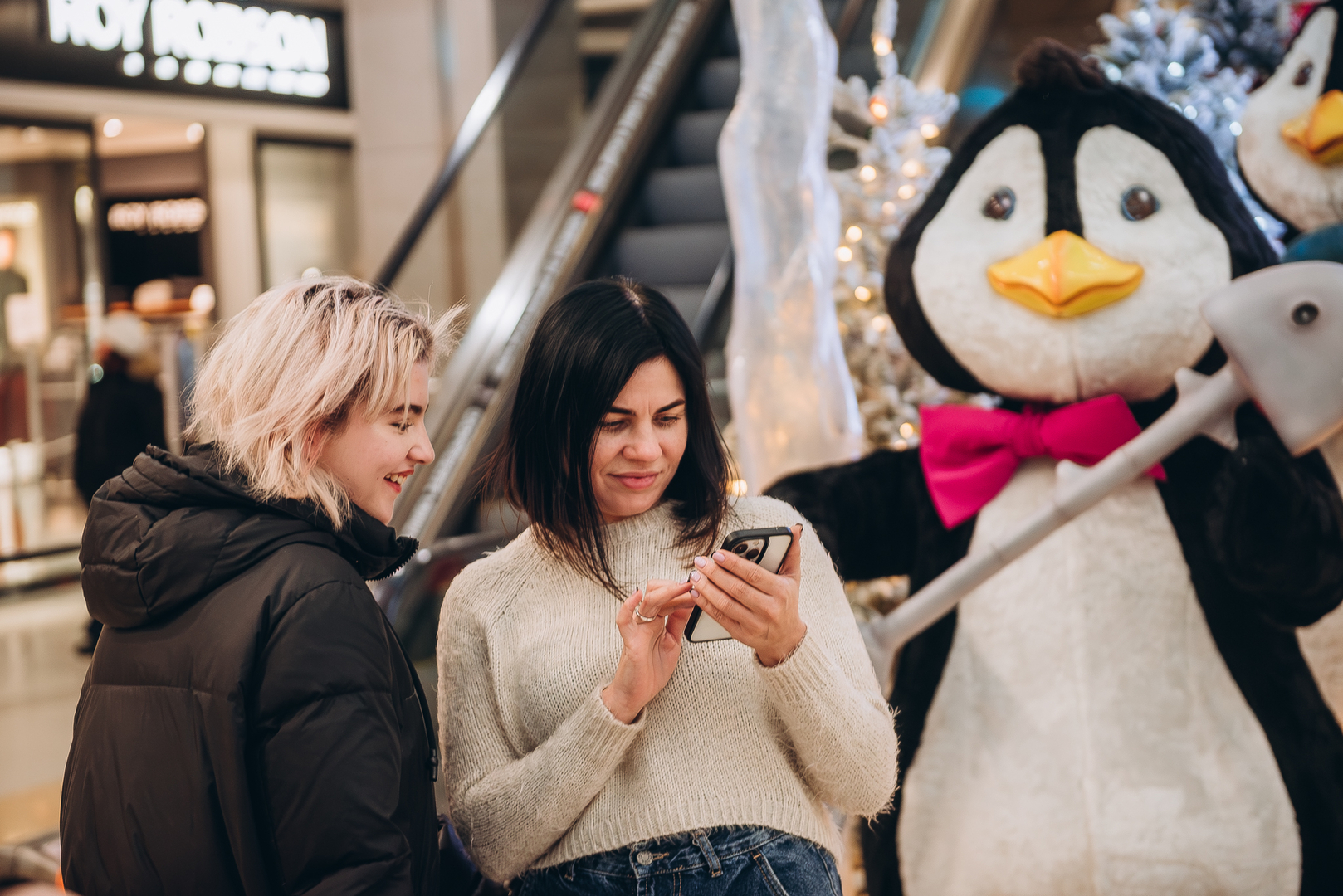 New Year&#039;s decor 2024 in the Gulliver shopping center image-84