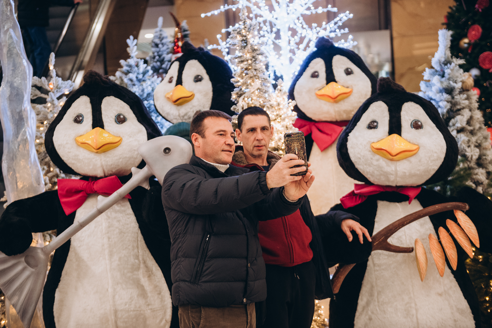 New Year&#039;s decor 2024 in the Gulliver shopping center image-88