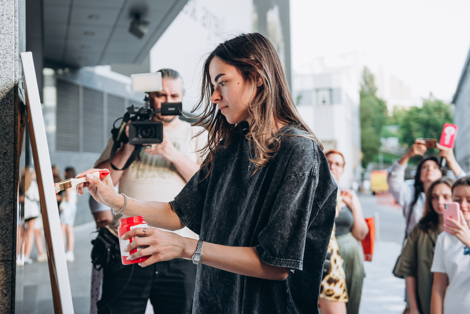 Арт-перформанс від Соні Морозюк в ТРЦ Gulliver image-16