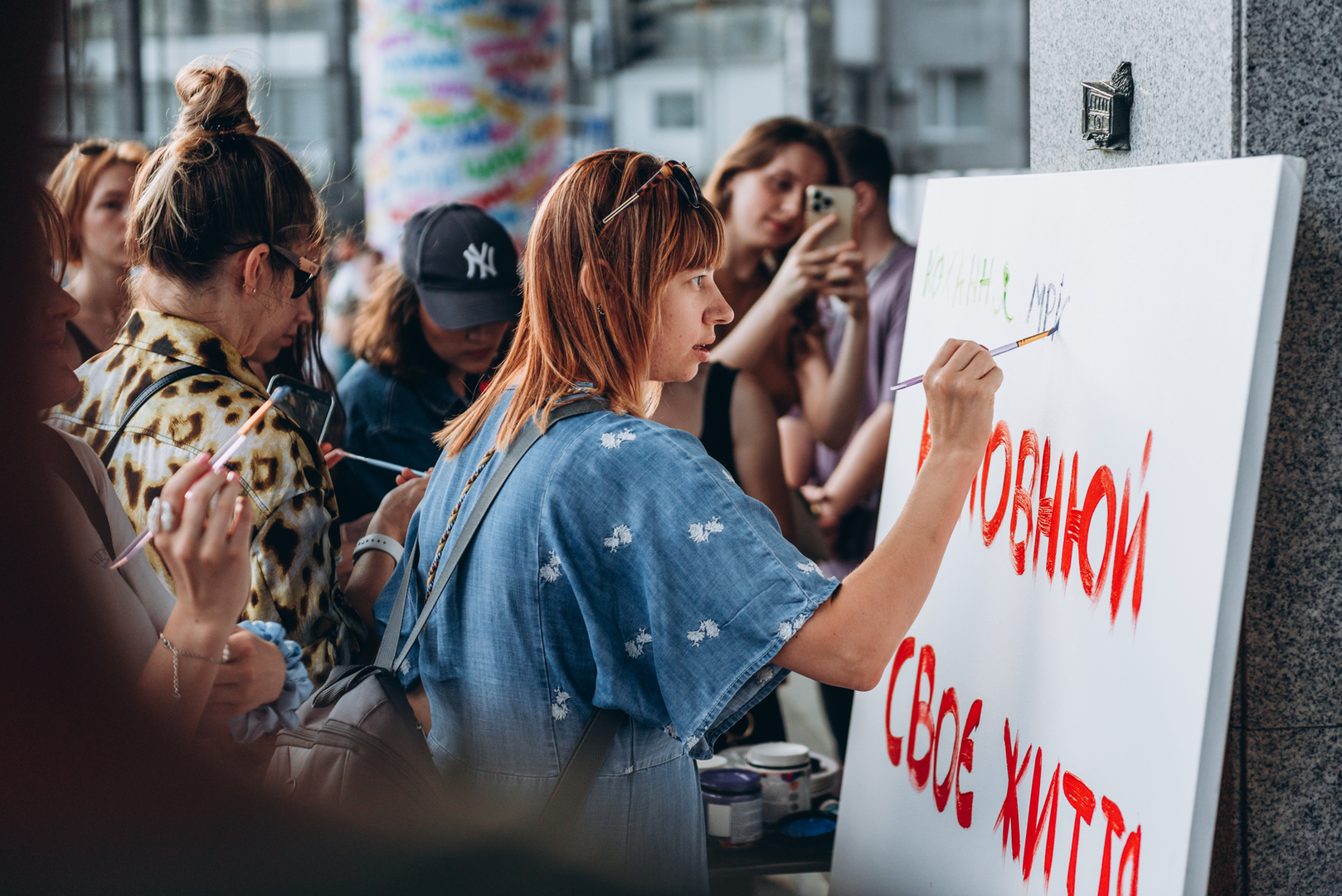Арт-перформанс від Соні Морозюк в ТРЦ Gulliver image-25