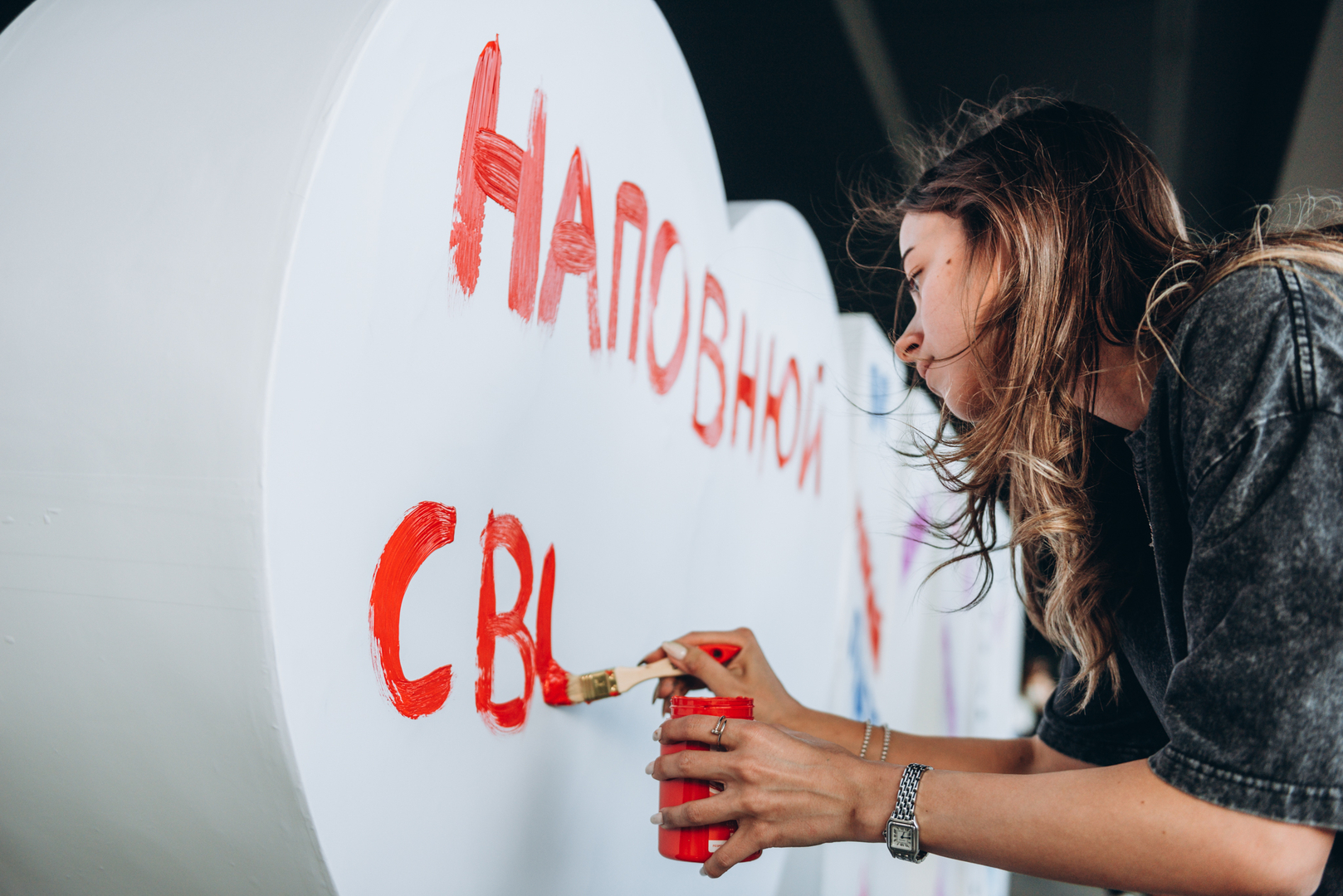 Арт-перформанс від Соні Морозюк в ТРЦ Gulliver image-28