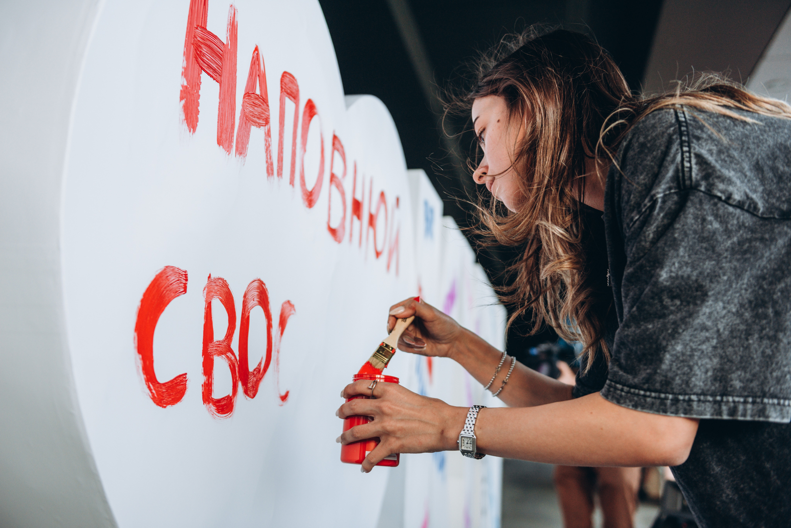 Арт-перформанс від Соні Морозюк в ТРЦ Gulliver image-29