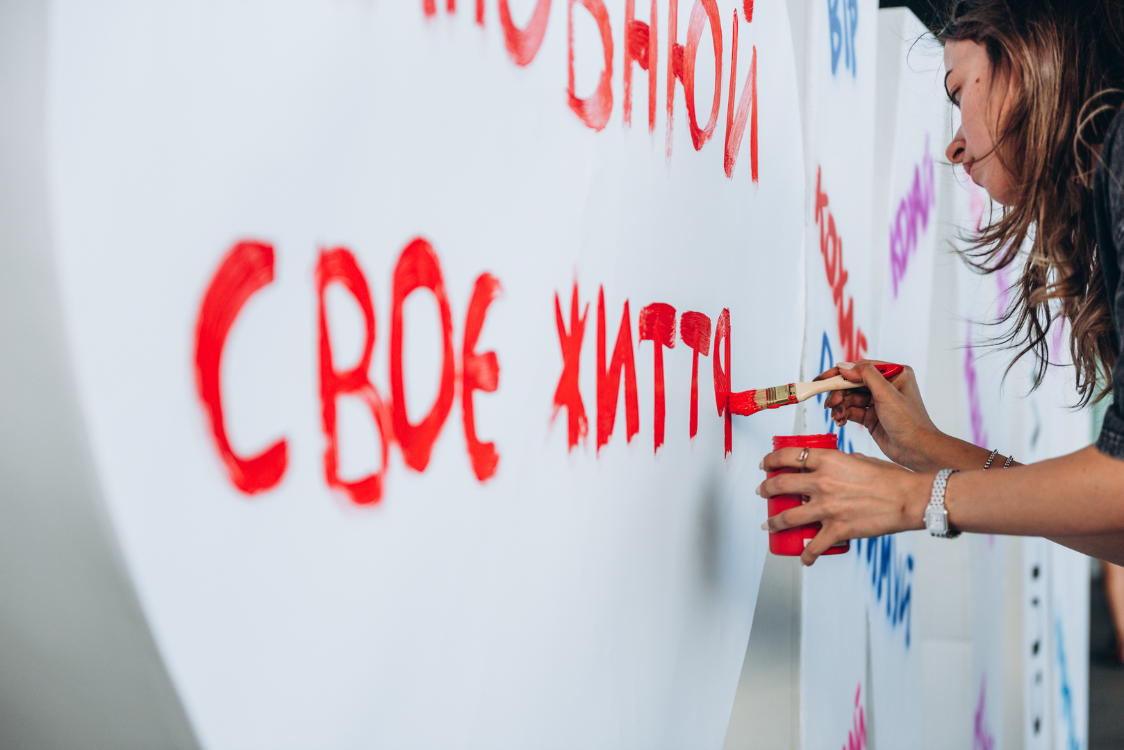 Арт-перформанс від Соні Морозюк в ТРЦ Gulliver image-30