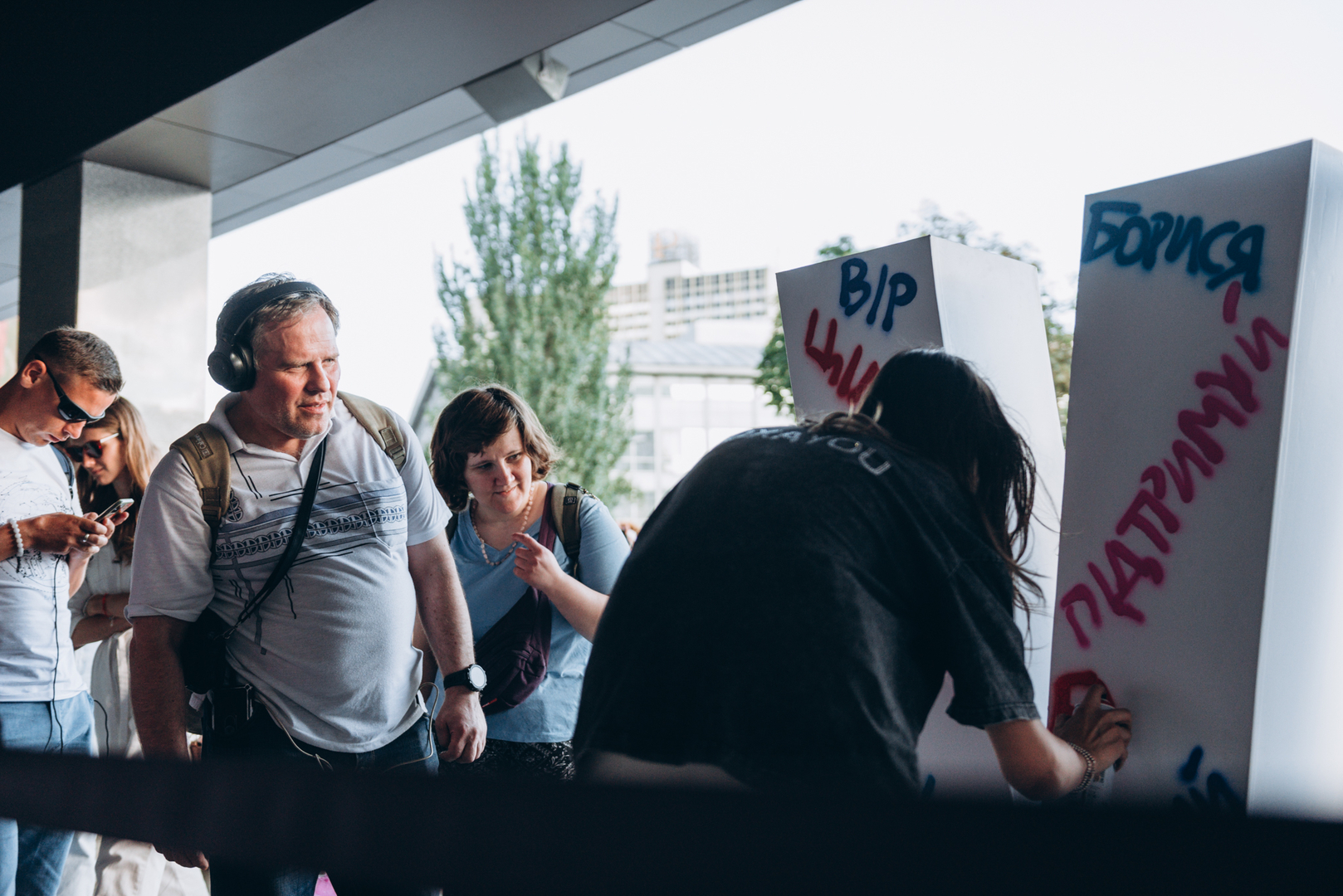 Арт-перформанс від Соні Морозюк в ТРЦ Gulliver image-63