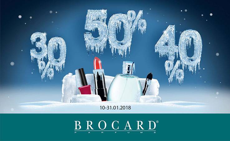 Promotion -30% -40% -50% valid on BROCARD