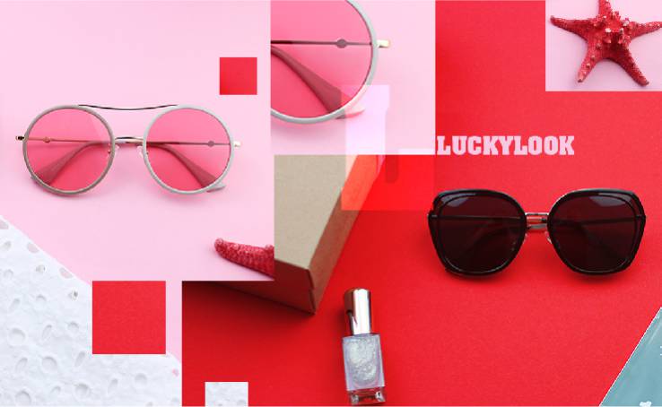 Summer Sale LuckyLOOK  up to -70%! Do you want glasses like the stars? Choose new items!