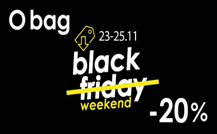 O bag объявляется Black Weekend!