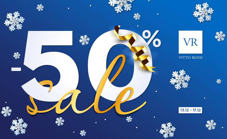 New Year's Eve discounts in VITTO ROSSI -50% 