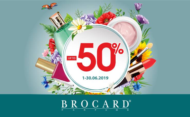 Discounts up to 50% at BROCARD