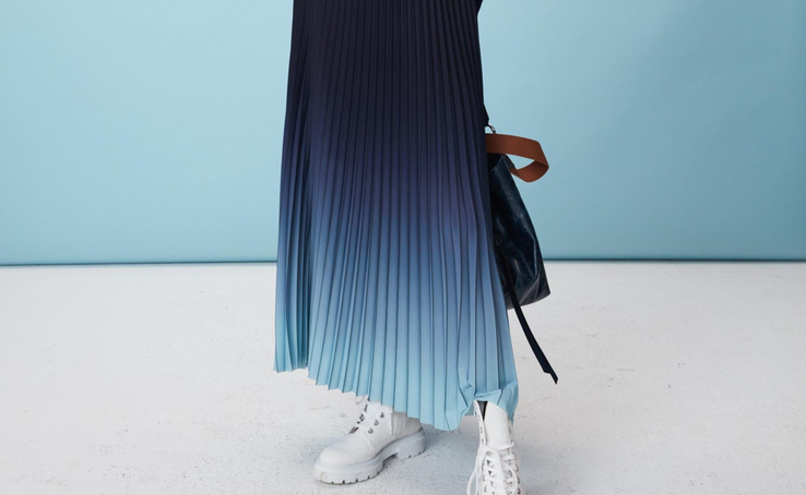 Tips from Laurel: do not rush to part with pleated skirts