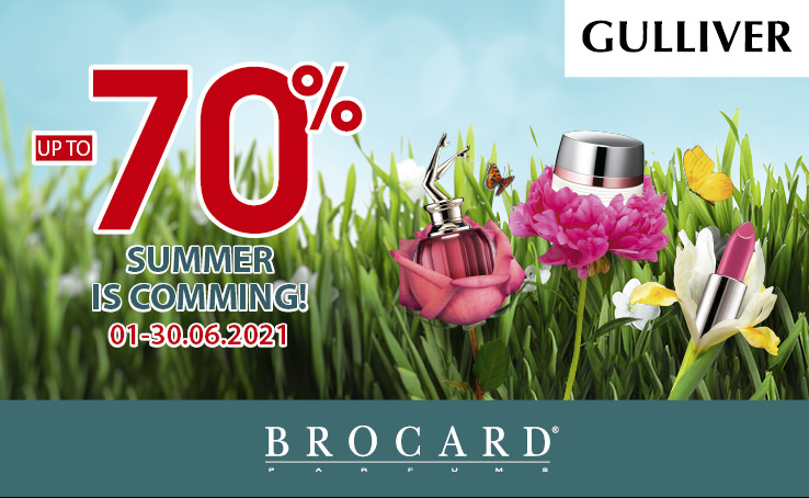 Discounts up to 70%: meet summer at BROCARD